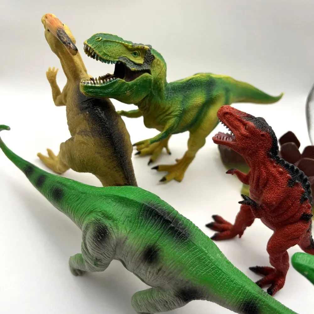 5 Larger Dinosaur Children's Toy Lot - See Pictures!